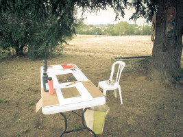 Linogravure live aux Randovales de Belberaud