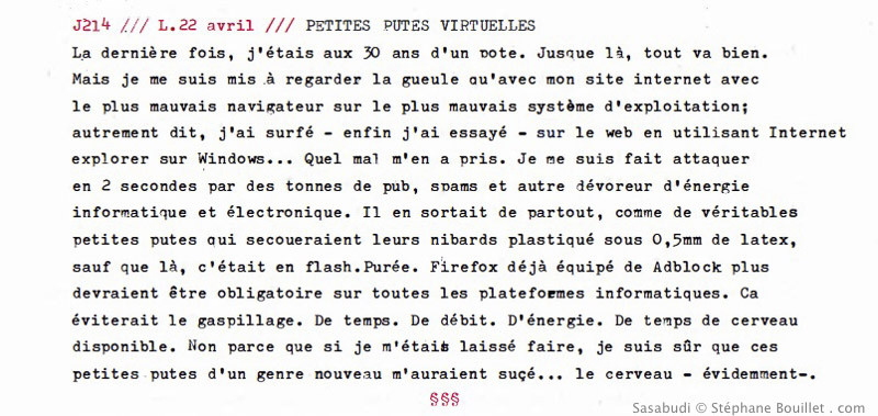 J214 /// PETITES PUTES VIRTUELLES