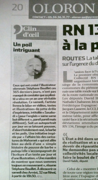 Sasabudi: article de presse