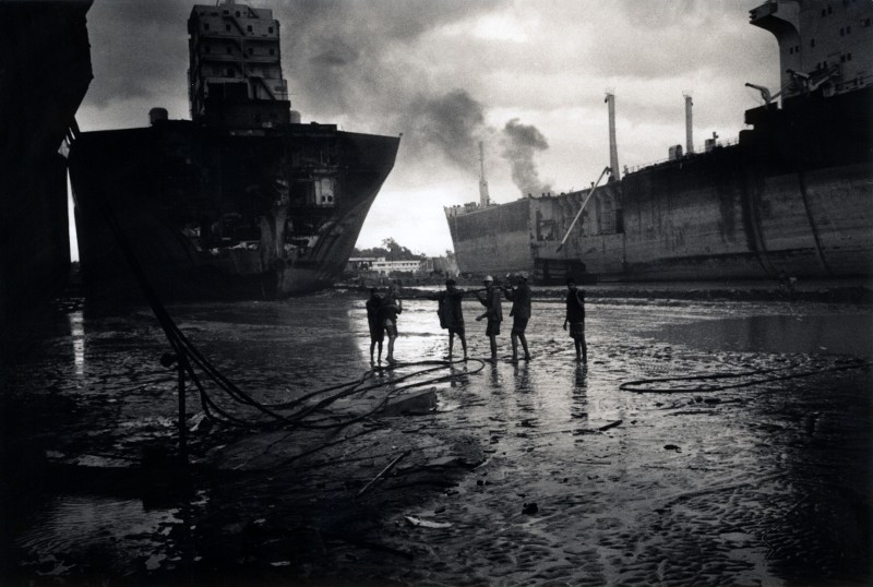 Feu sur un bateau