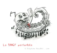 Illustration Perturbation SNCF