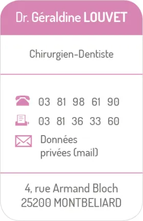Carte de chirurgien dentiste