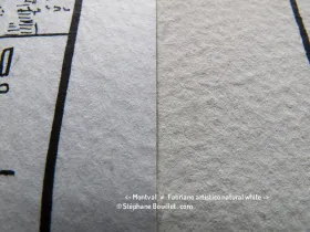 Comparatif papier coton  et papier cellulose