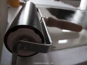 gravure sur bois: rouleau