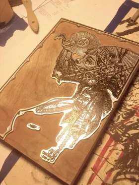 Plaque pour impression