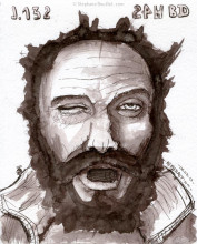 Après les 24h de la BD d'Angoulème: La fatigue en autoportrait à l'encre Bistre