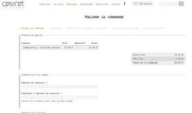 Camin'Art Éditions - webdesign