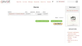 Camin'Art Éditions - webdesign