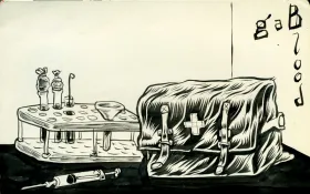 Radioactive Bag and blood samples