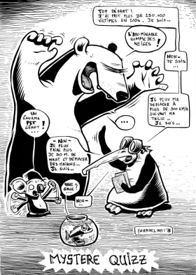 Eau delà / Myster quiz - BD animale sur le réchauffement climatique et plus globalement l'écologie