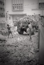 Éboueurs en Inde