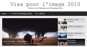 Visa pour l'image: interview de photo-journalistes