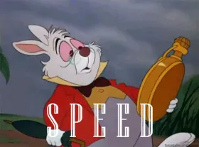Alice au pays des merveilles: Lapin et speed