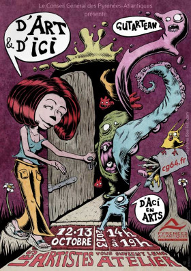 Affiche "D'Art et d'Ici" 2013: proposition