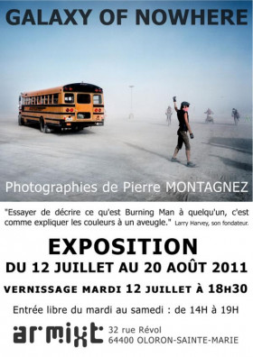 Exposition "Galaxie of nowhere", sur le Burning Man, par Pierre Montagnez