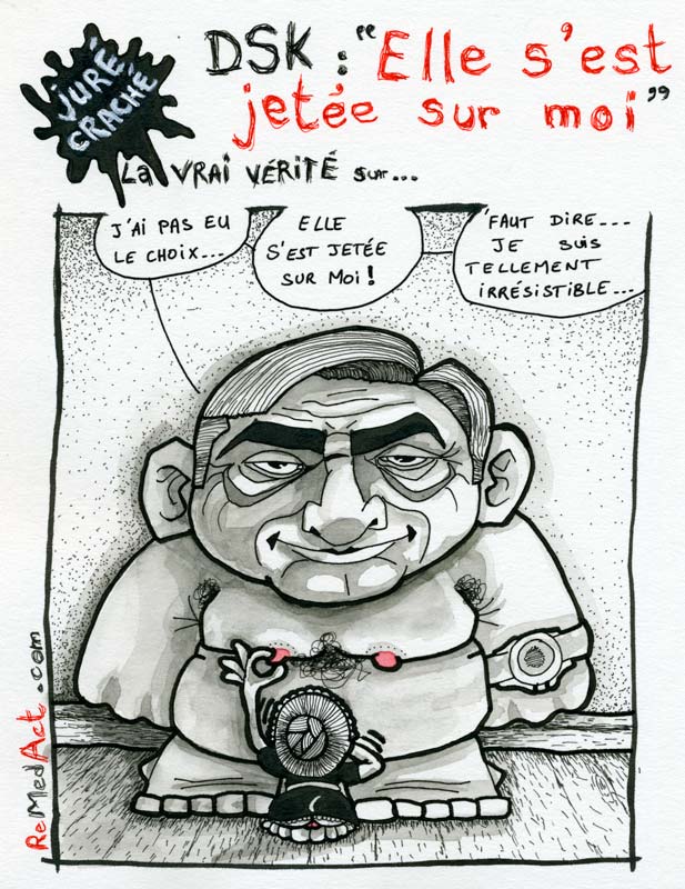 DSK: “Elle m&rsquo;a violé”