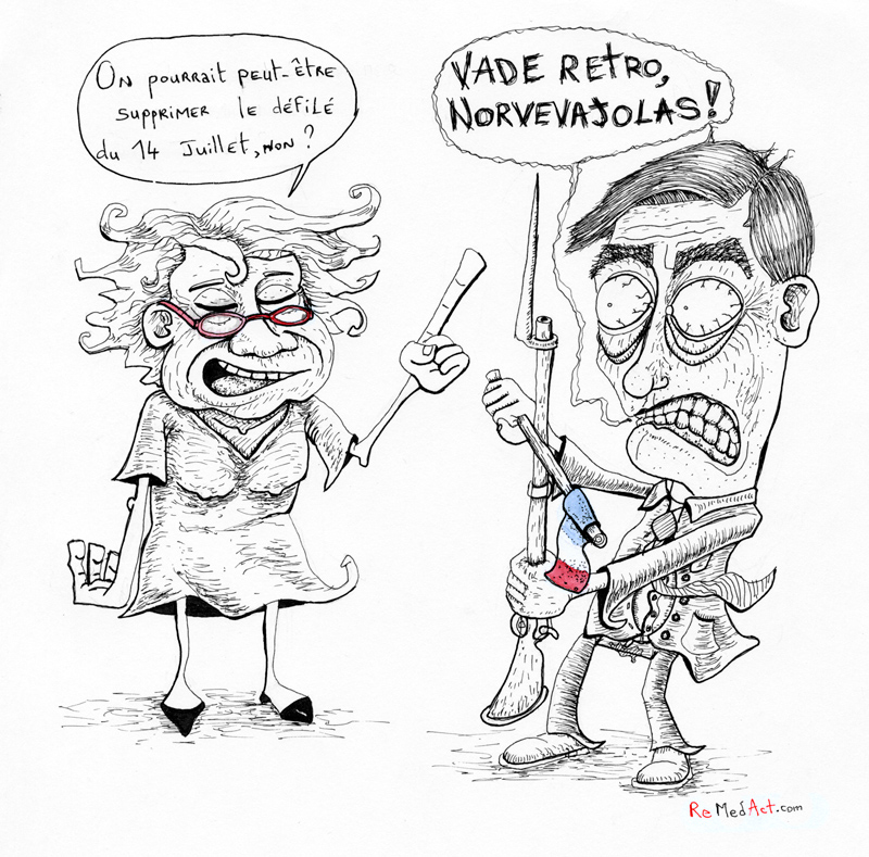 Eva Joly défile