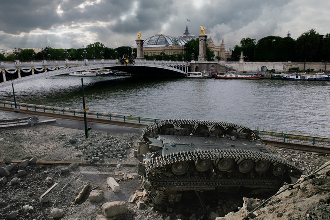Guerre ici | P. Chauvel