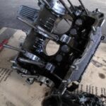 Combi VW: moteur démonté
