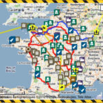 Carte du nucléraire en France