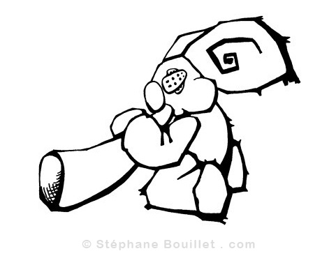 Didgeridoo: position à genou