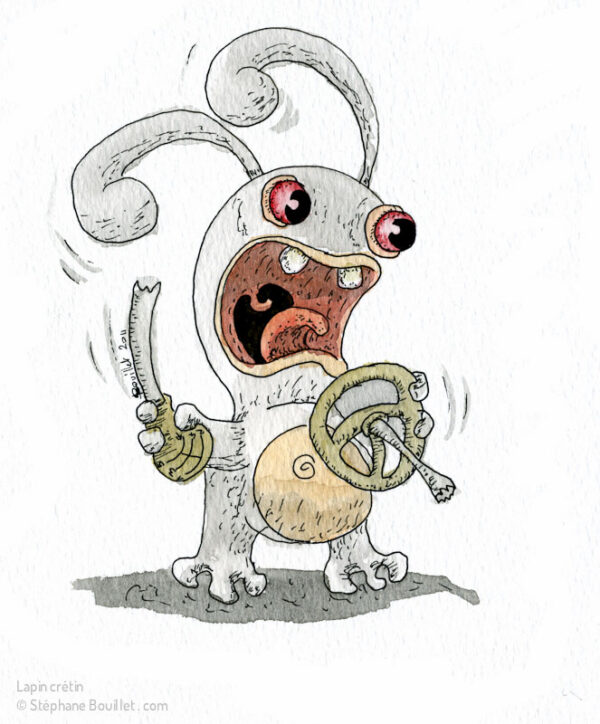 Lapin crétin chauffard