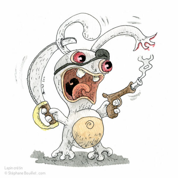 Lapin crétin pirate
