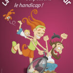 Flyer de l'association "La passerelle du coeur", aide aux personnes en situation de handicap, basée à Oloron Sainte Marie, 64400