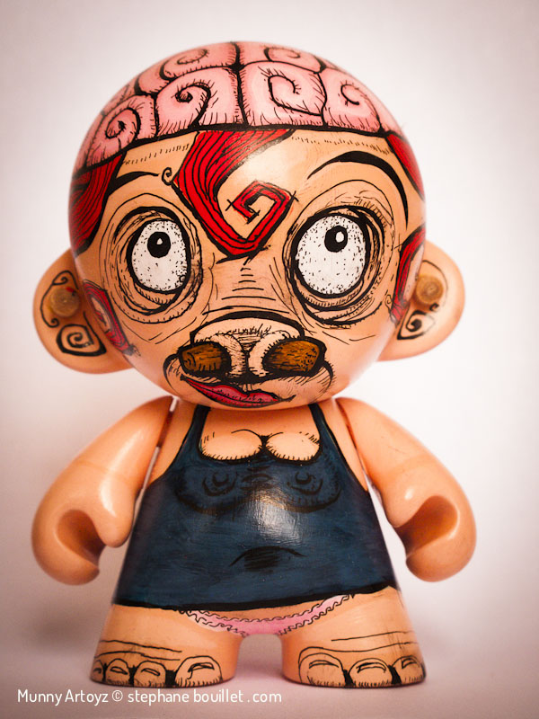 Munny brain & piercing
