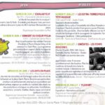 Proposition d'un graphisme pour le livret-programme des quartiers d'été 2012 à Oloron Sainte Marie.