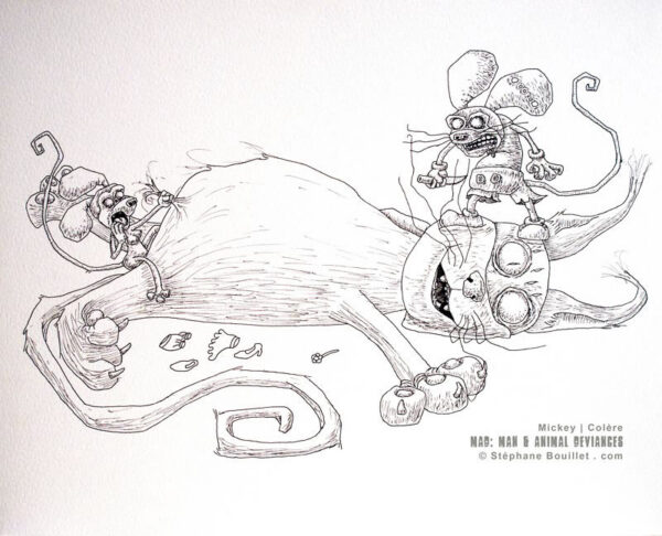 Mickey, Minnie et Pat Hibulaire