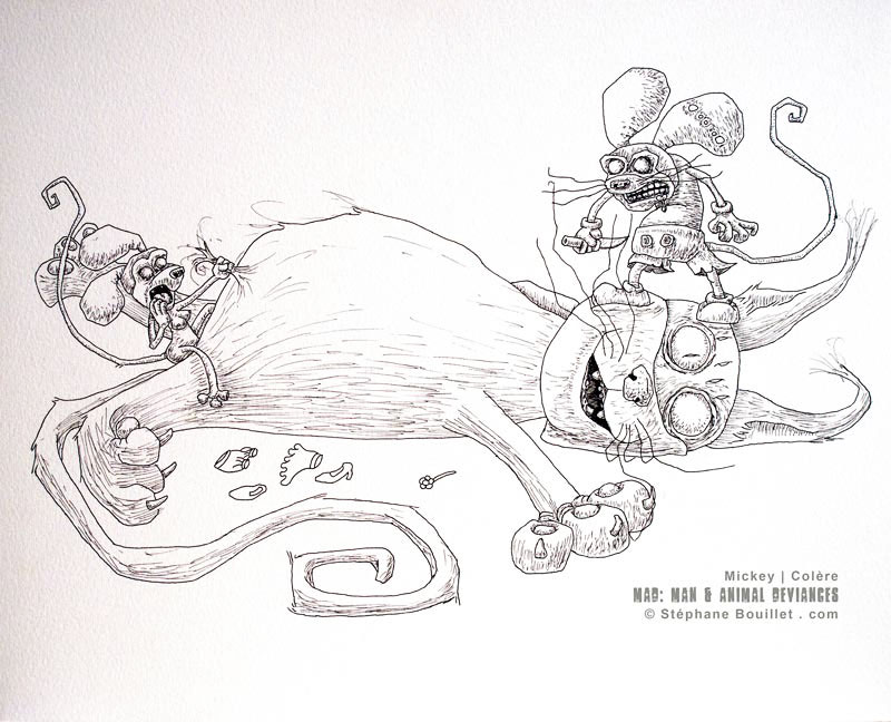 Mickey, Minnie et Pat Hibulaire