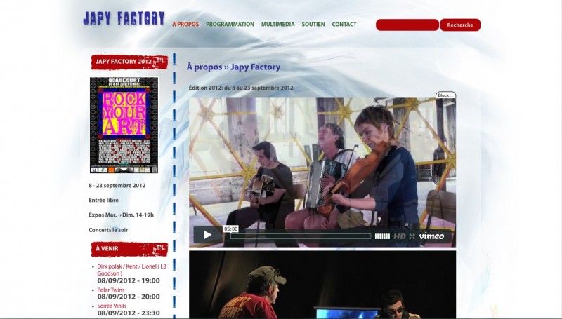 Japy Factory: design 2011