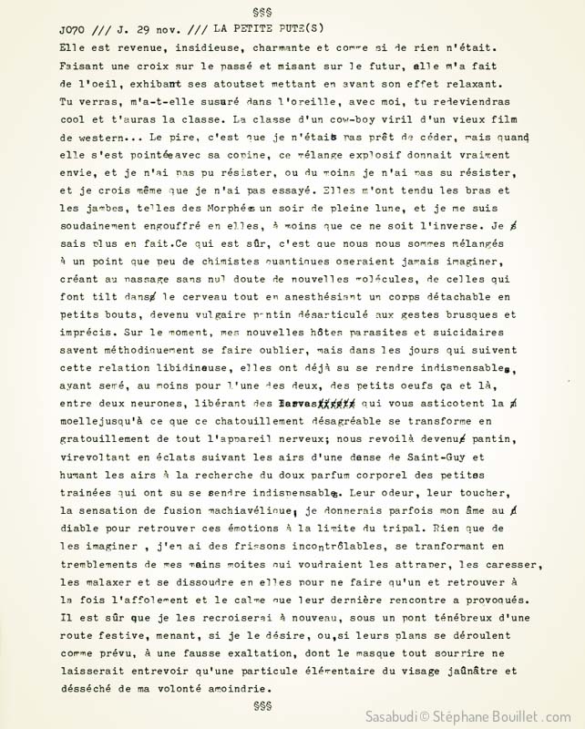 J070 /// LA PETITE PUTE(S)