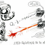 J153 /// RELATIVITE DE LA REALITE: un scientifique ingénieur et un artiste interprètent à leur façon la réalité du vol de mouches