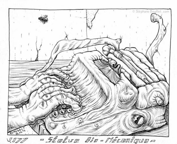 J177 /// Statue bio-mécanique