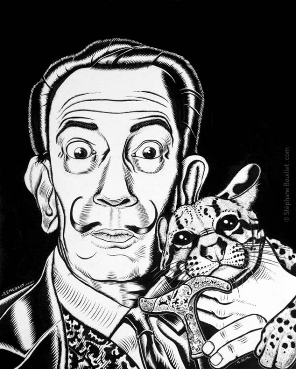 Salvador Dali et Babou