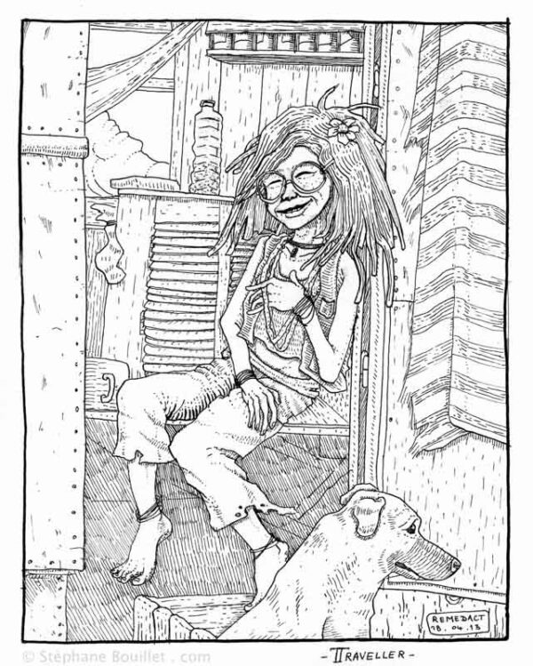 J187 /// Janis Joplin traveller