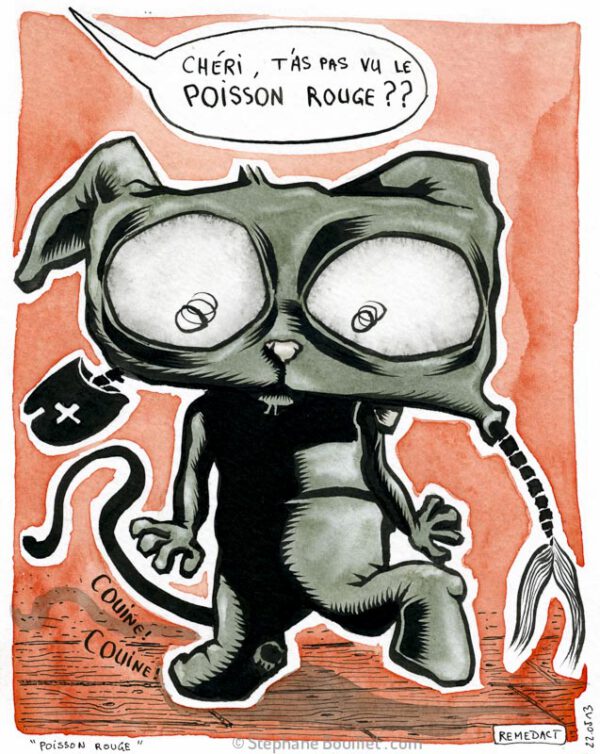 J237 /// Poisson rouge