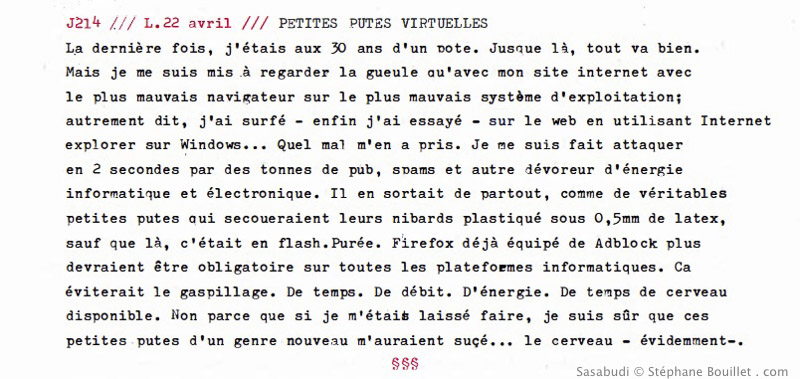 J214 /// PETITES PUTES VIRTUELLES