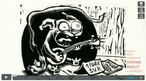 Mao & Q.I. /// Linogravure