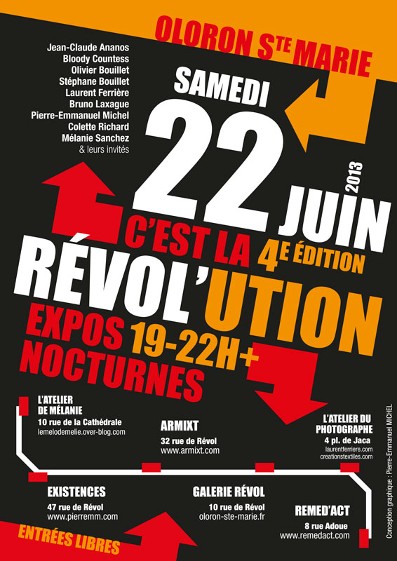 Affiche Révol'ution d'été 2013