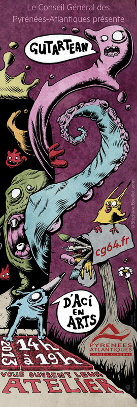 Kakemono "D'Art et d'Ici" 2013: proposition