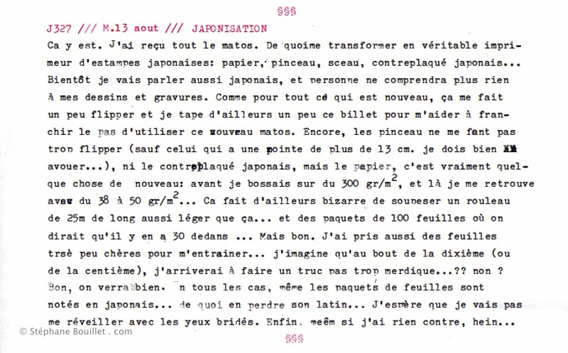 J327 /// JAPONISATION