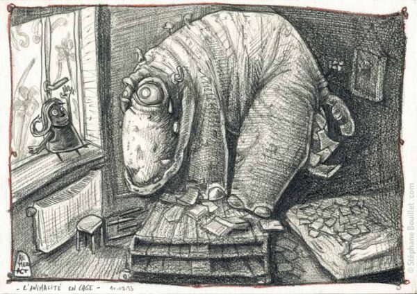 J354 /// L'ANIMALITÉ EN CAGE