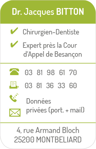 Carte de chirurgien dentiste