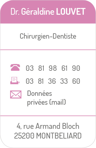 Carte de chirurgien dentiste