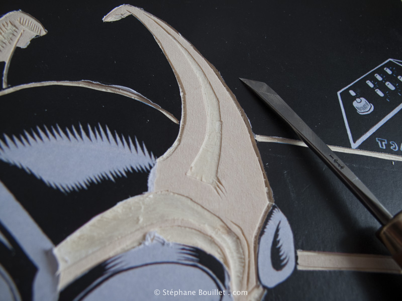 Gravure sur bois / étapes