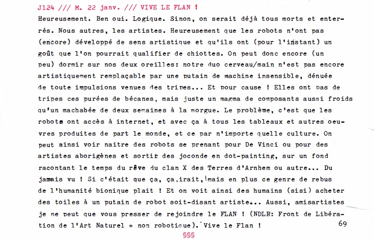 J124 /// VIVE LE FLAN !