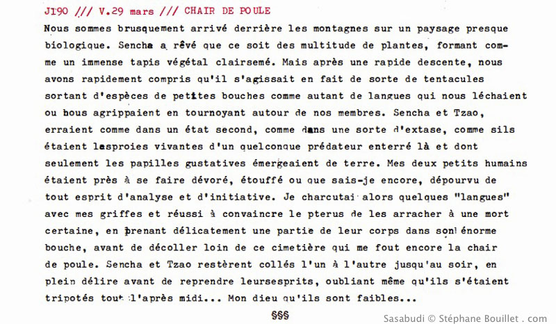 J190 /// CHAIR DE POULE